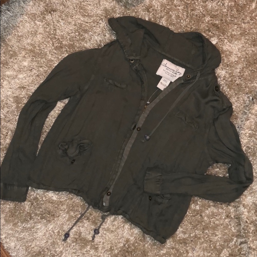 Marine green Jacket